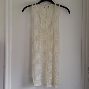 Lace racerback top